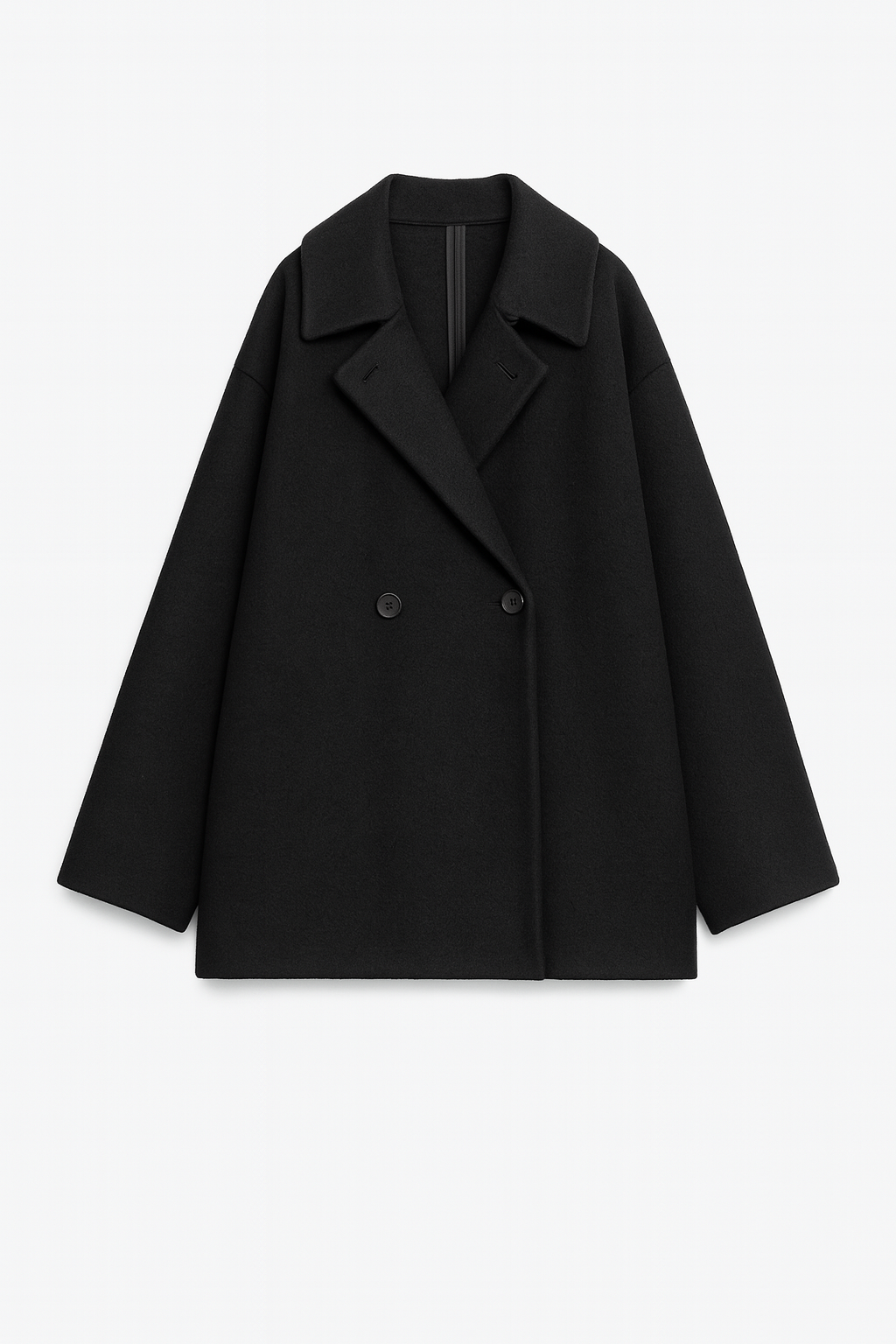 Wool oversized jacket