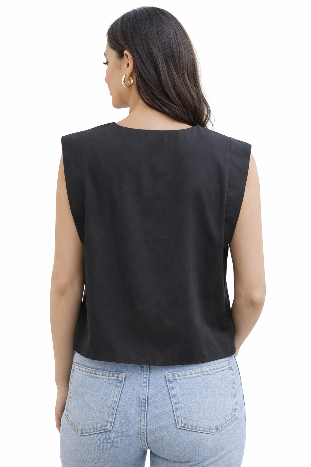 Blouse with shoulder detail