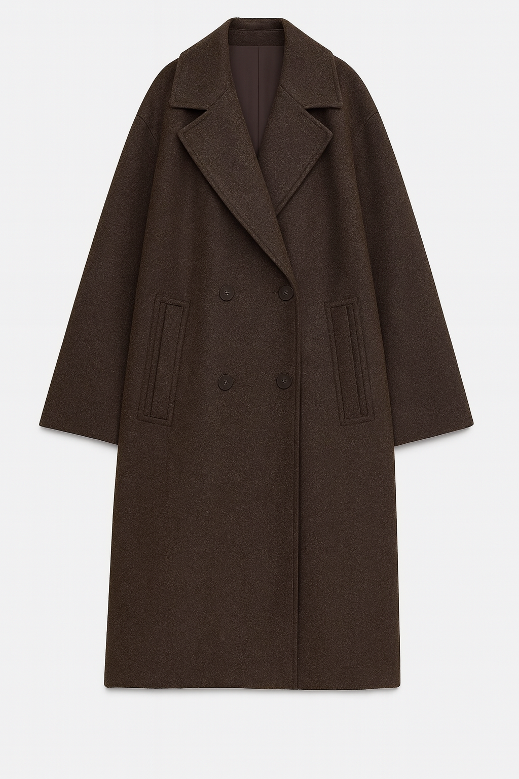Wool oversized coat