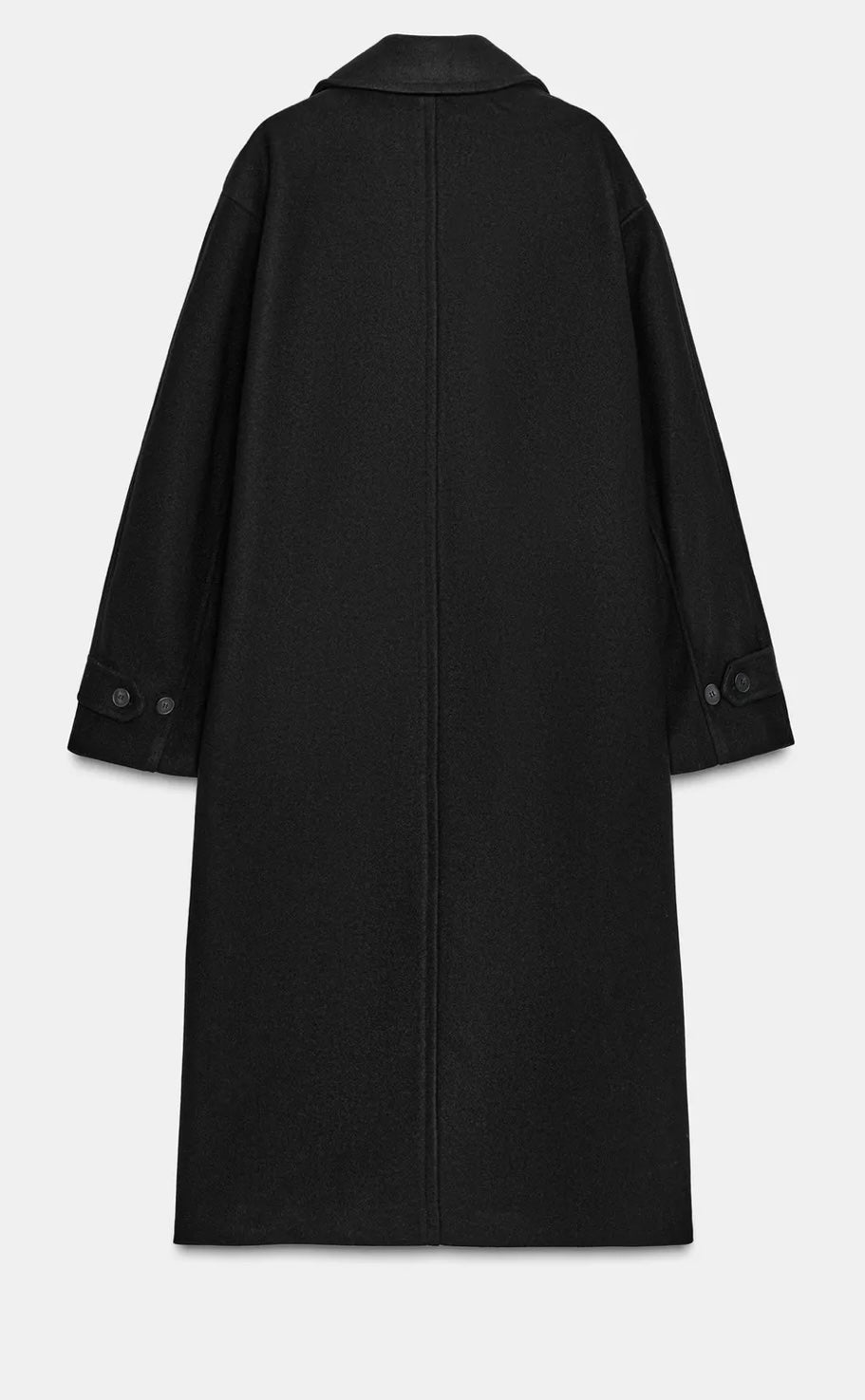 Wool oversized coat