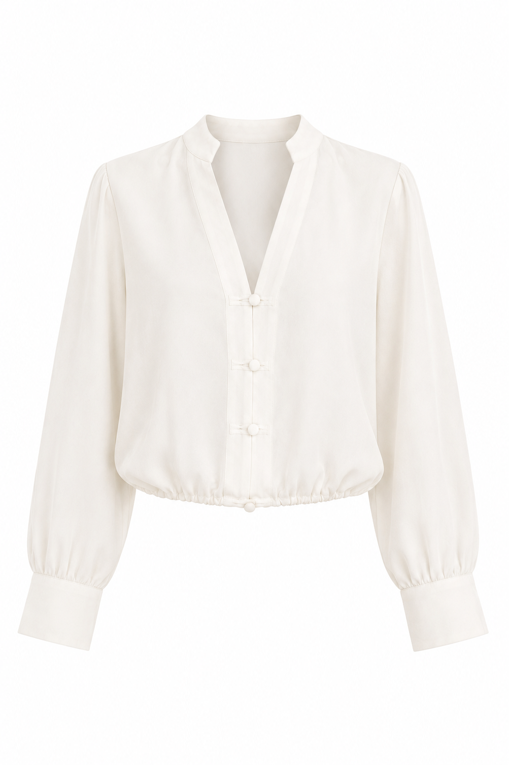 blouse with front buttons