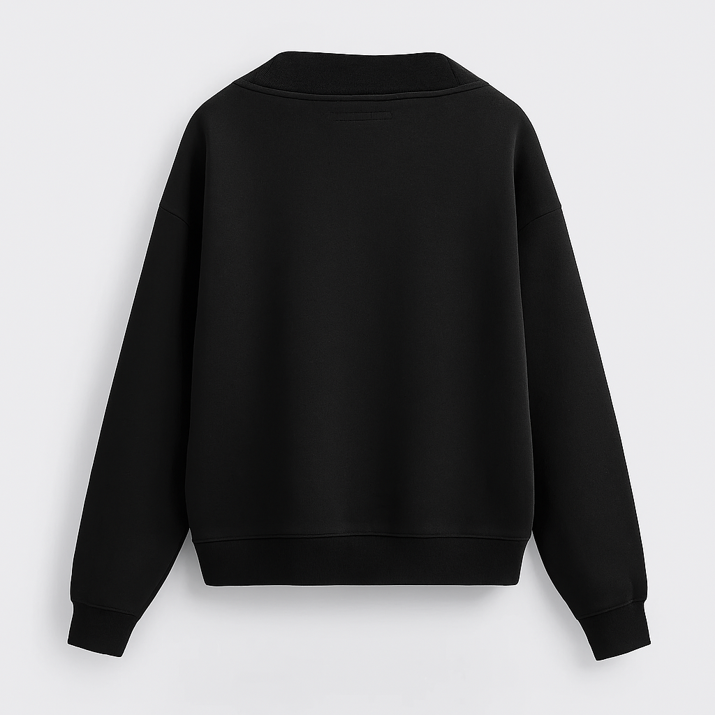 V neck sweatshirt