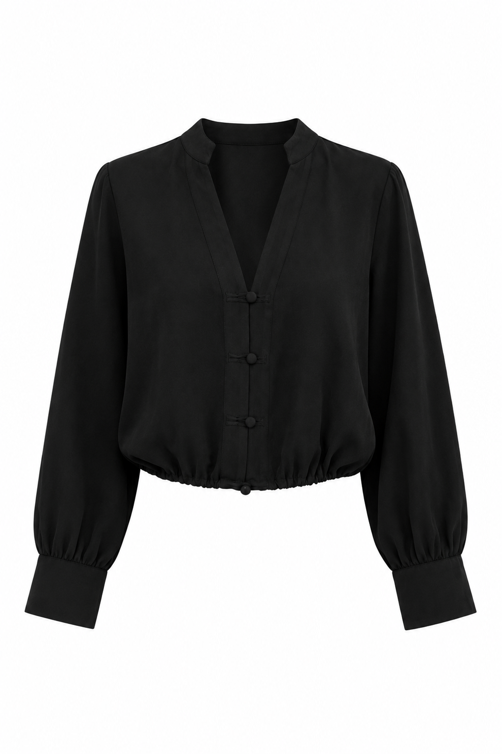 blouse with front buttons