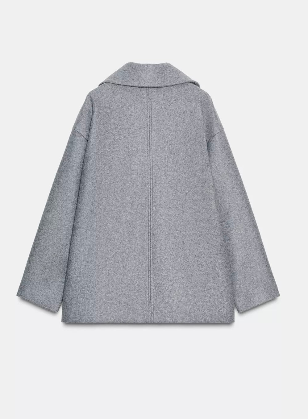 Wool oversized jacket