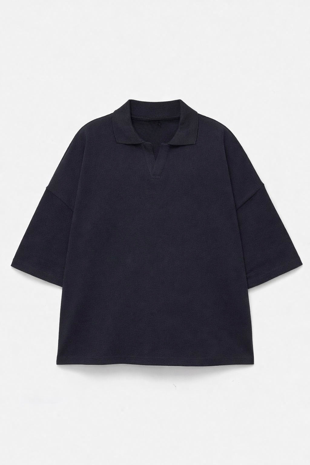 Boxy fit polo shirt
