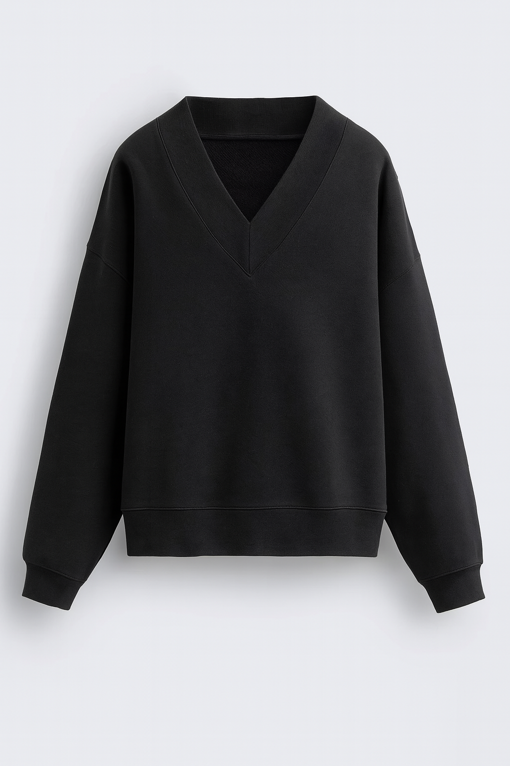 V neck sweatshirt
