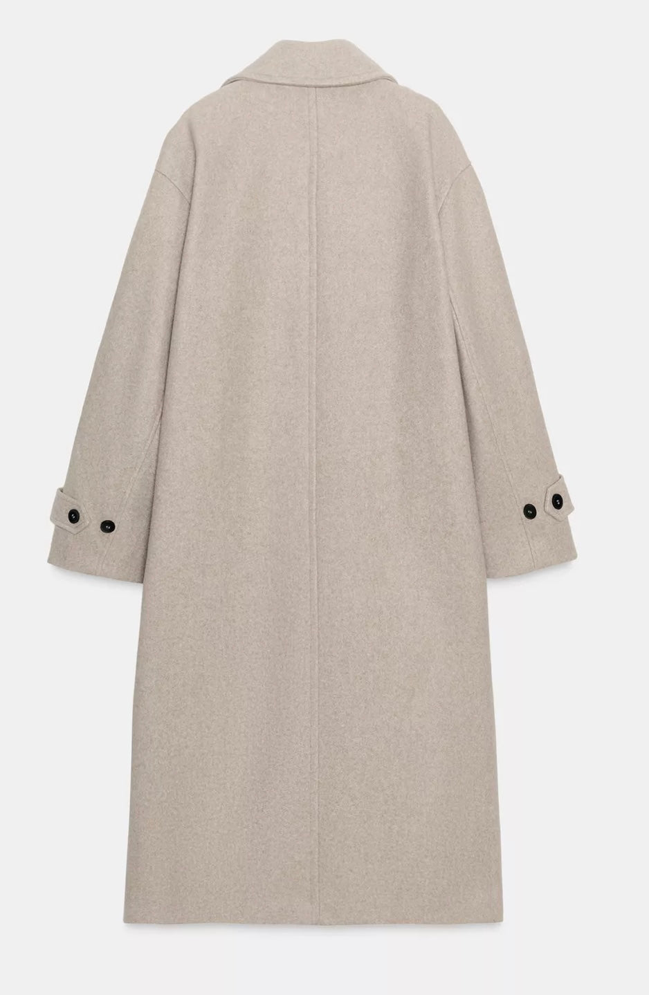 Wool oversized coat