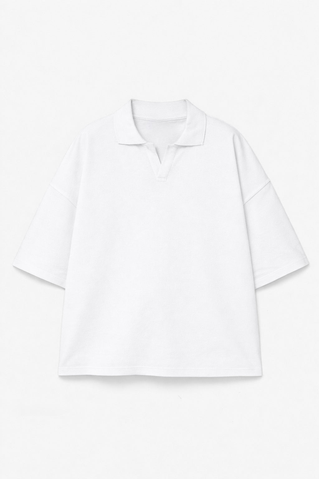 Boxy fit polo shirt
