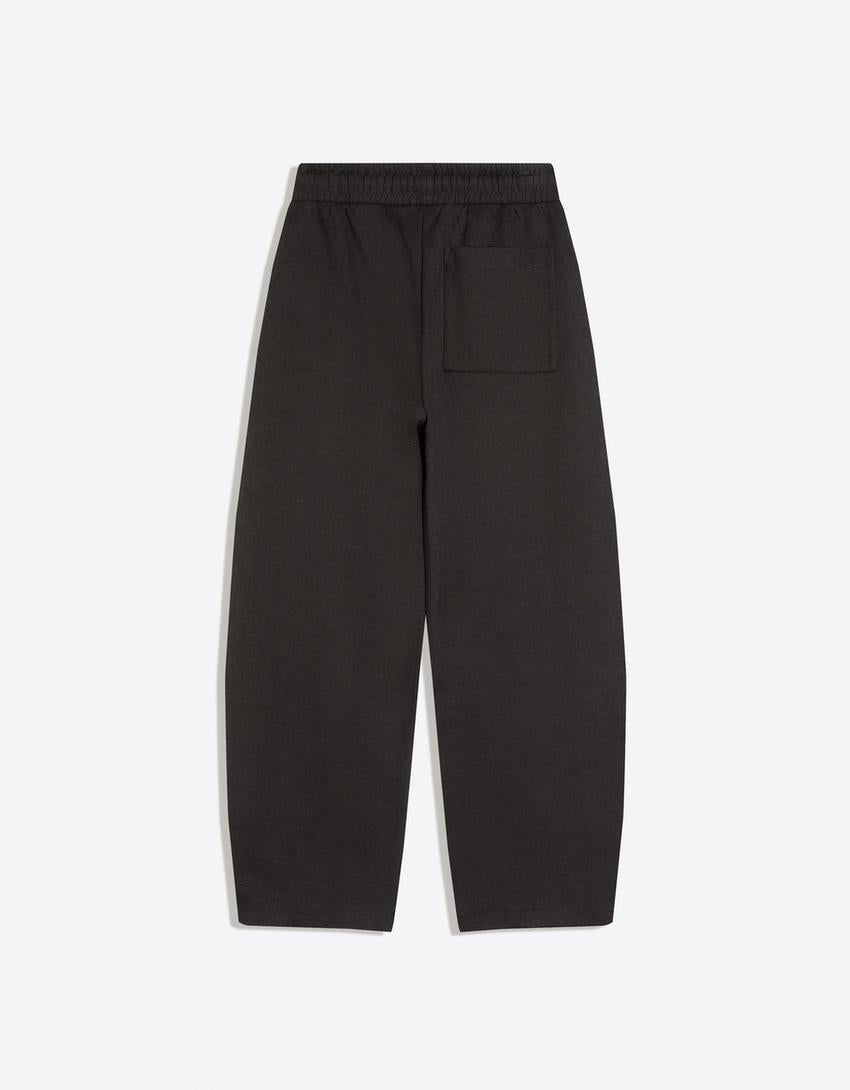 Cotton melton balloon pant