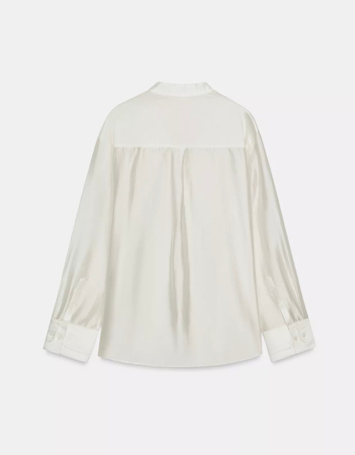 Satin blazer shirt