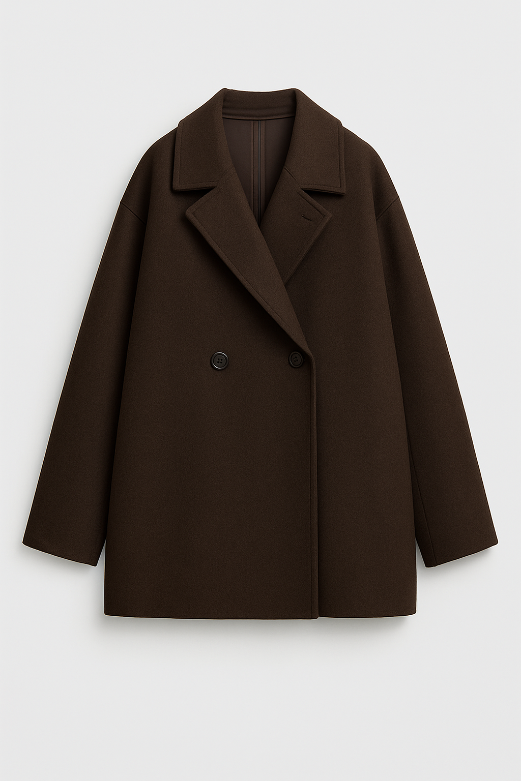 Wool oversized jacket