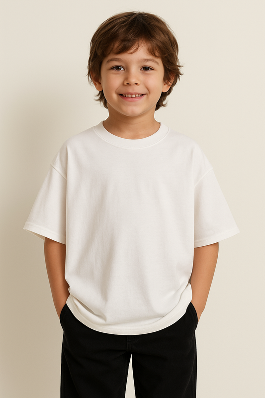 Light Cotton oversized kids t shirt