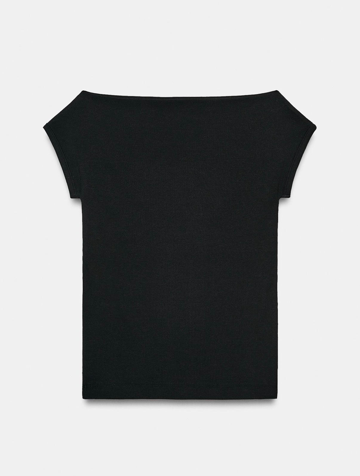 Boat neck ripped top