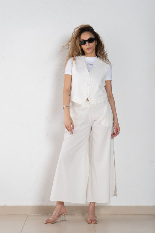 Linen vest
