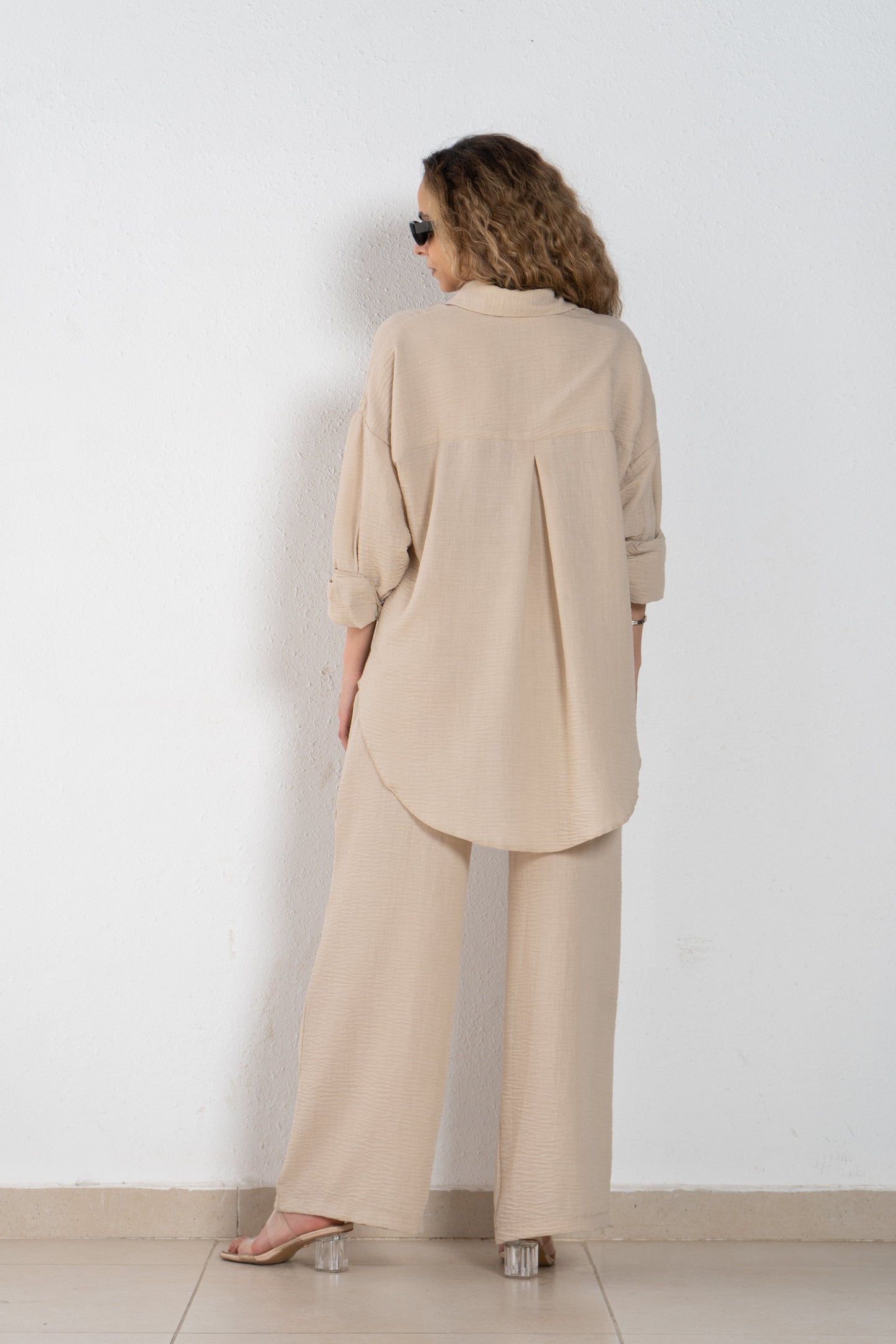 Oversized linen shirt