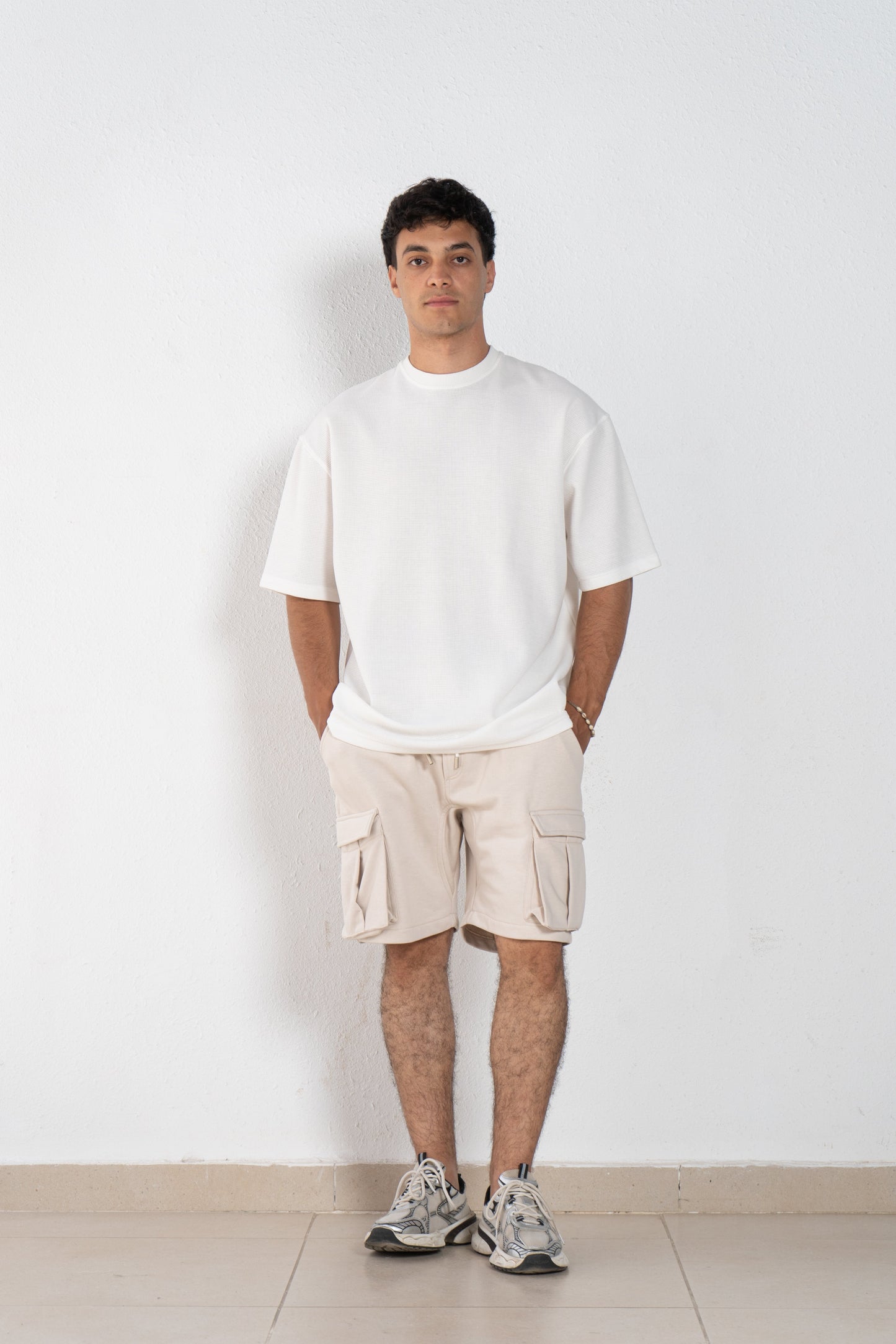 Round cotton T shirt