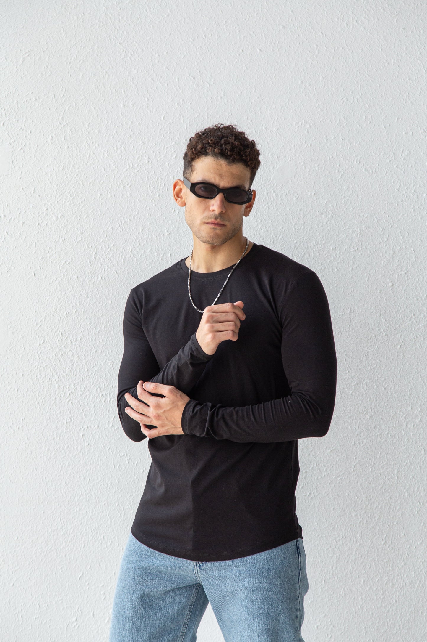 Slim fit long sleeves top