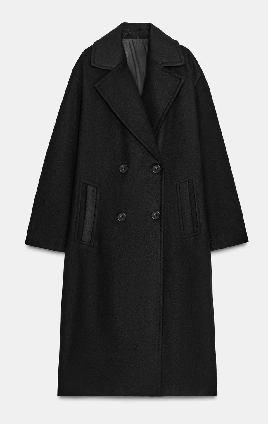 Wool oversized coat