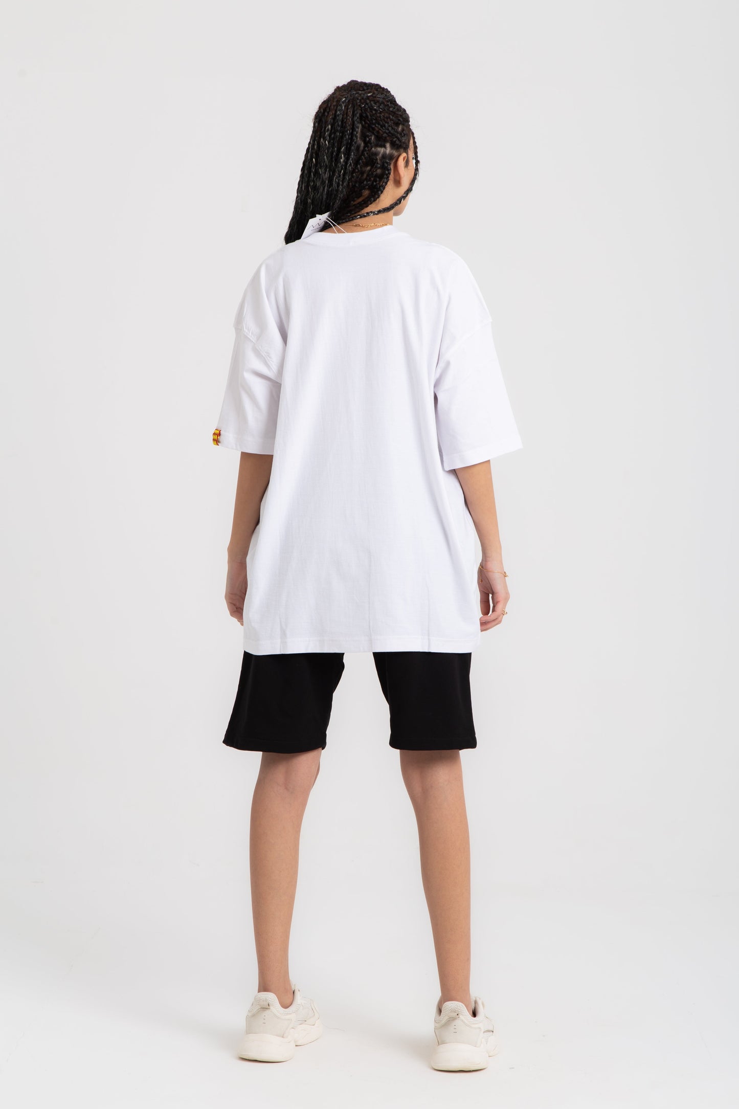 Unisex oversized cotton shorts