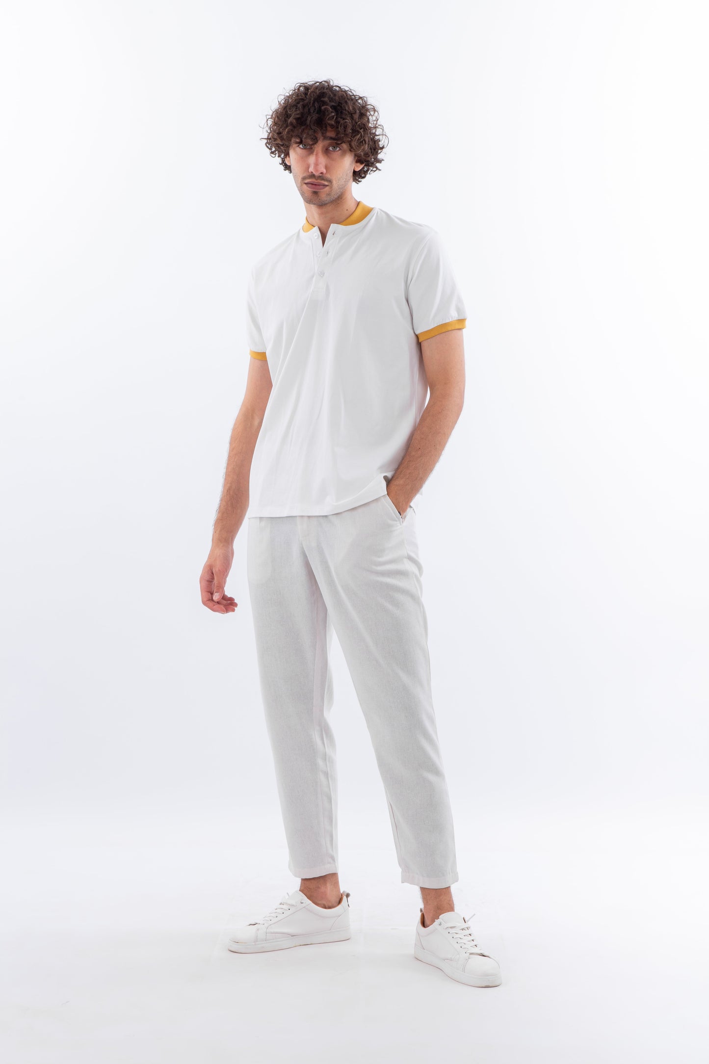 Polo shirt with two matching colors