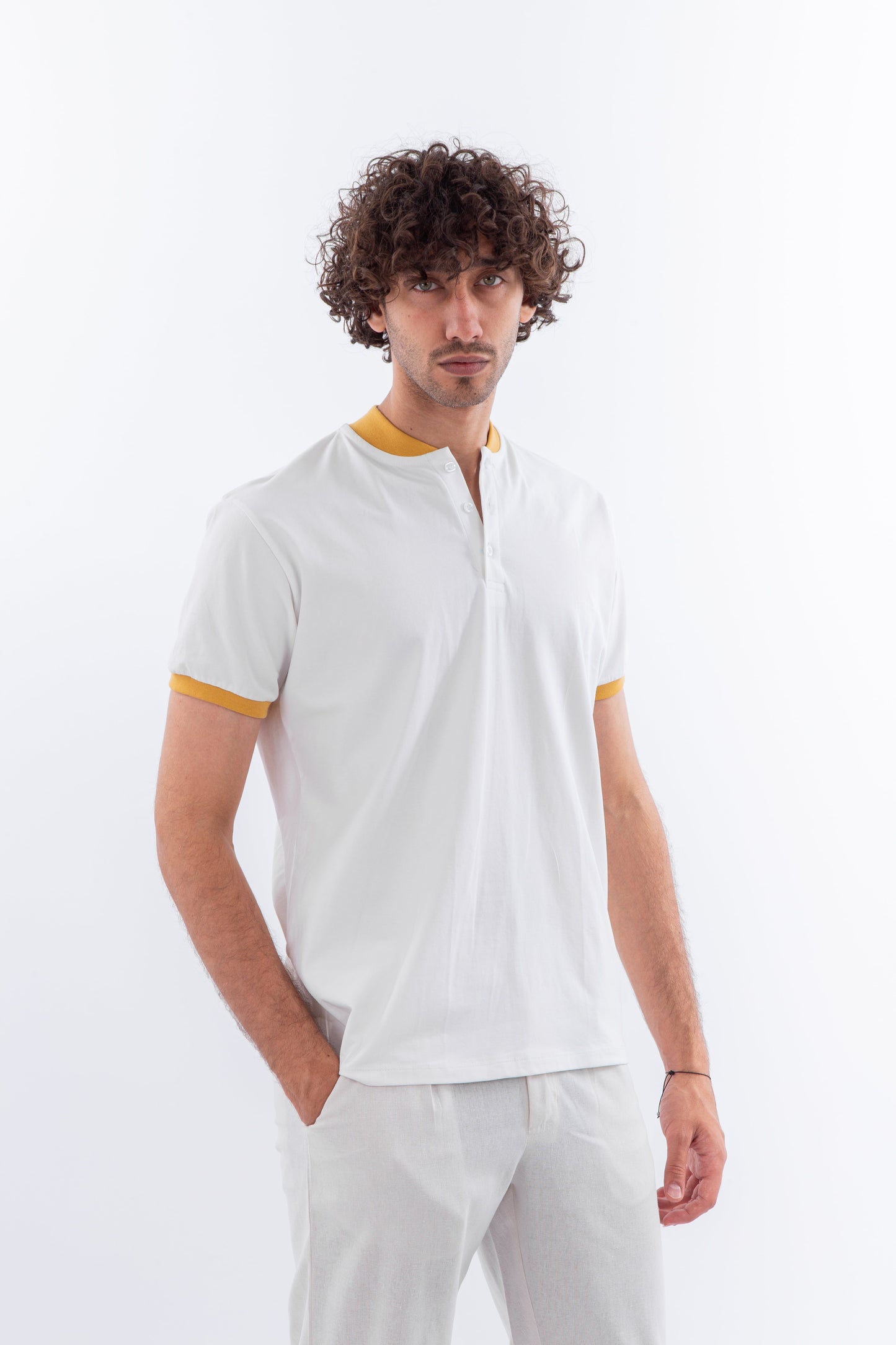 Polo shirt with two matching colors