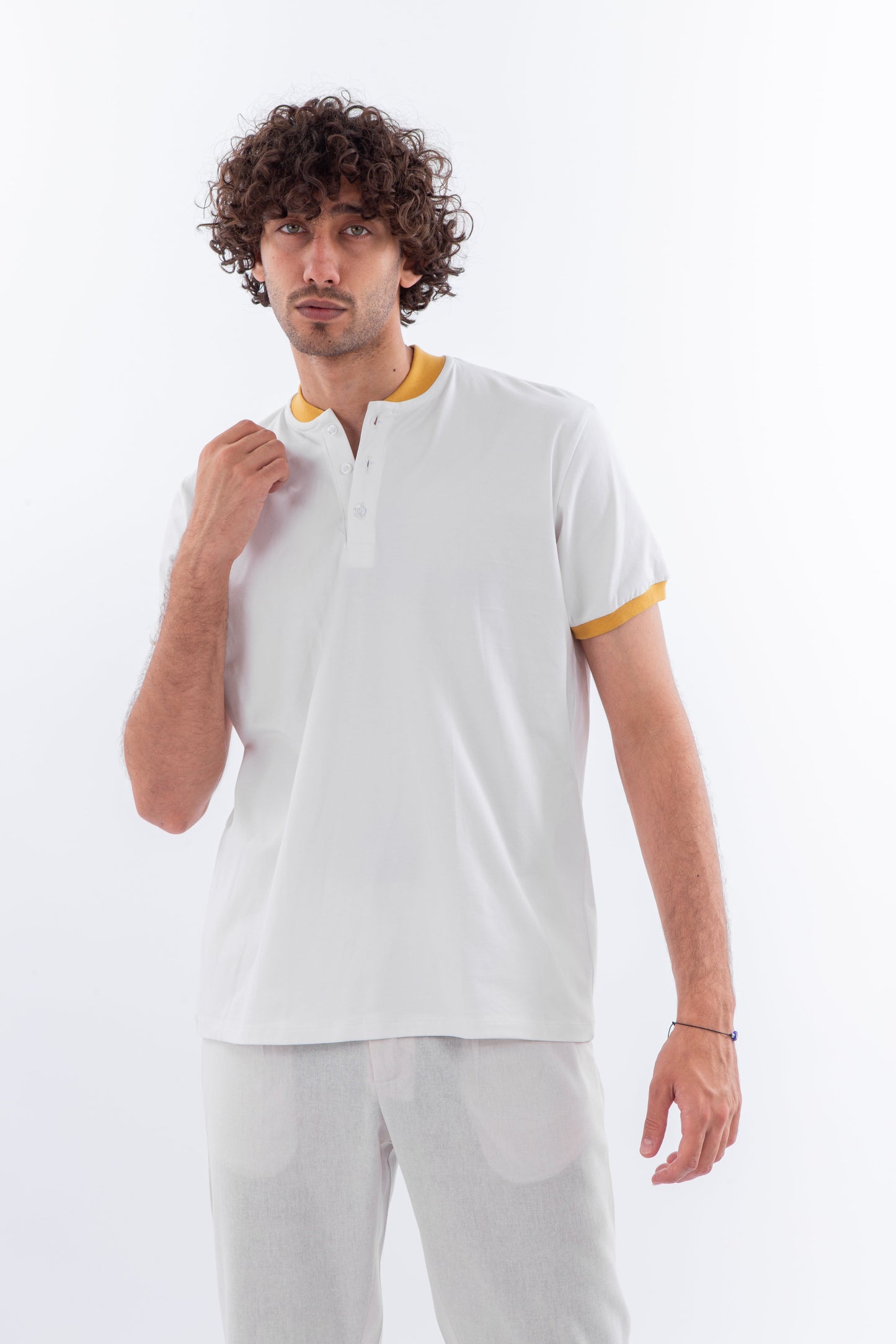Polo shirt with two matching colors