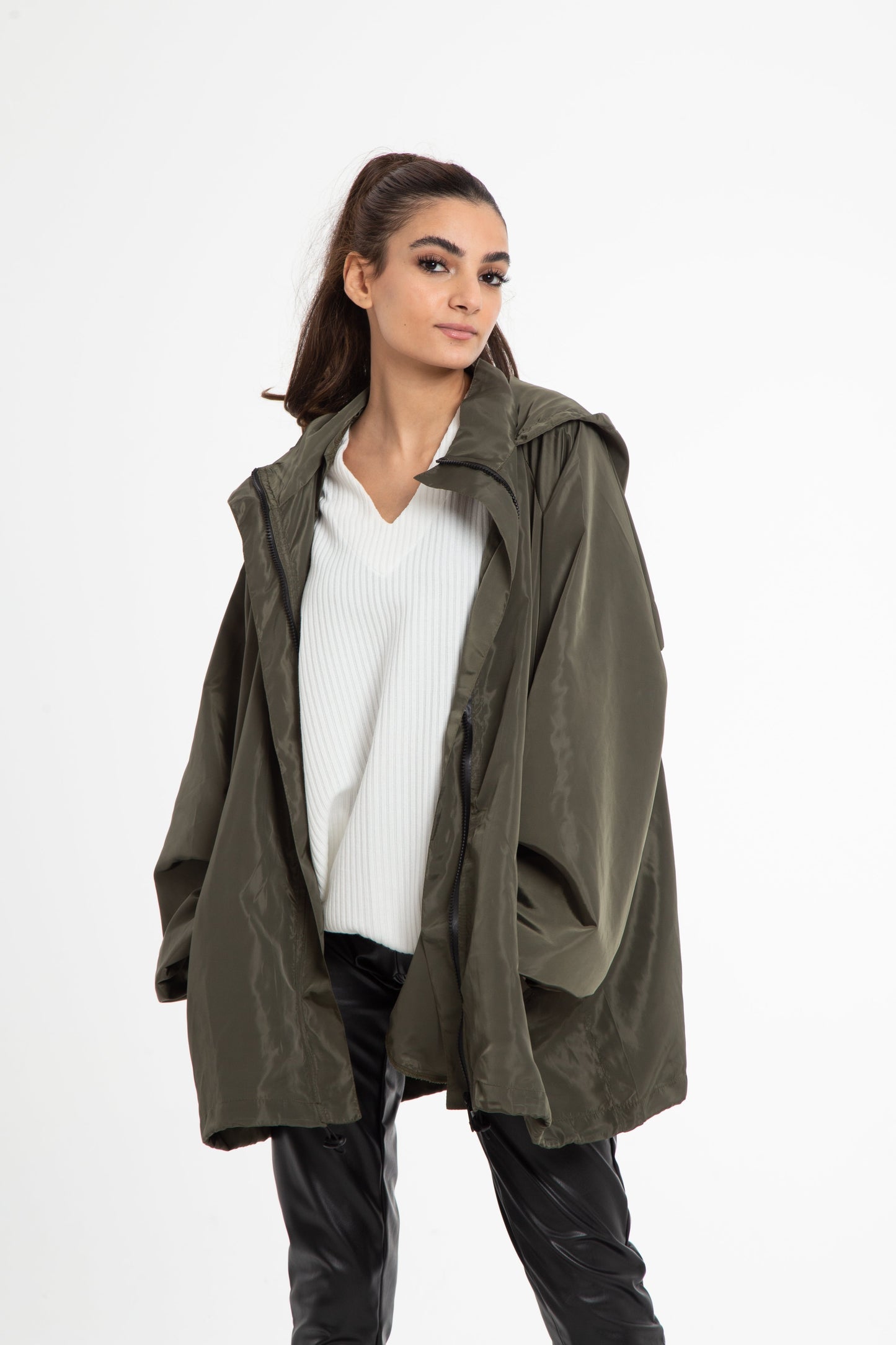 Oversized parka jacket