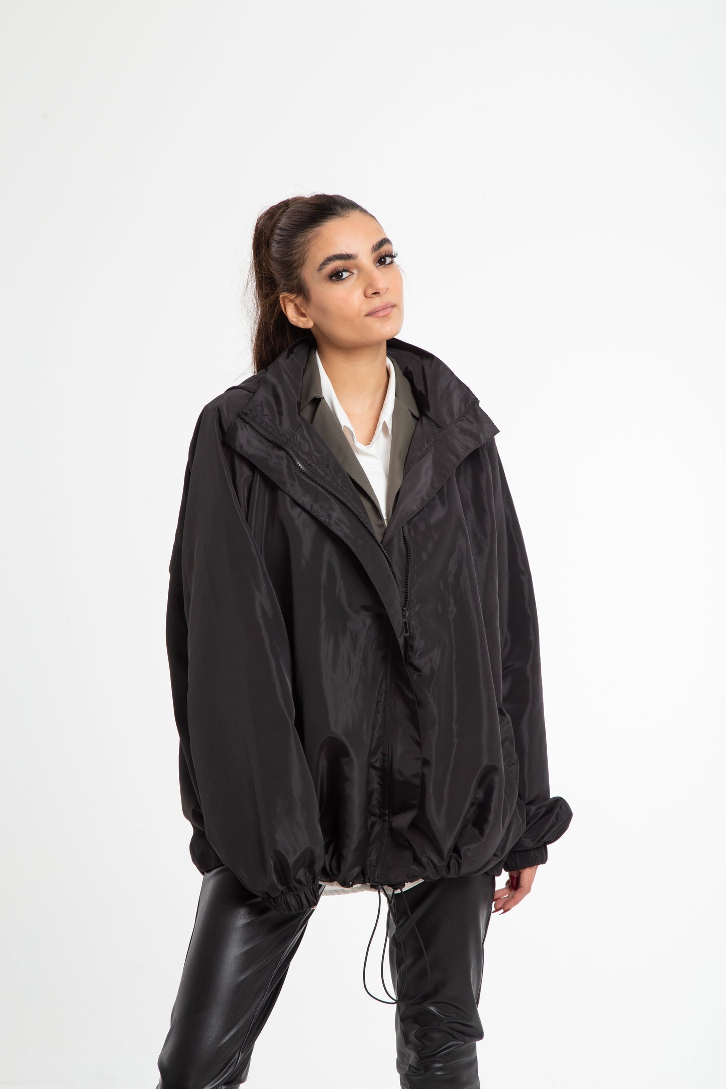 Oversized parka jacket